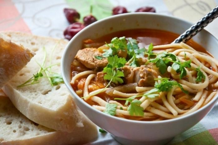 Суп Лагман с курицей