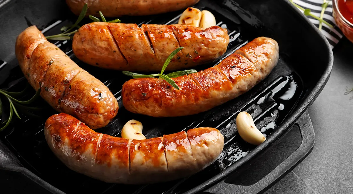 Колбаски по-домашнему жареные