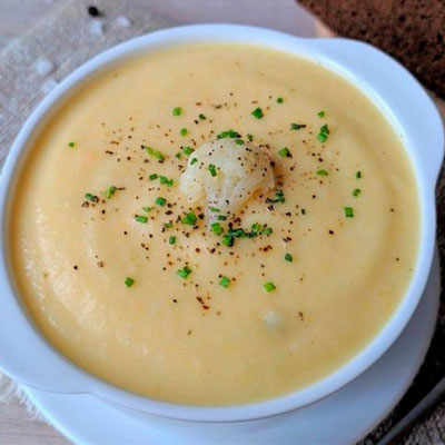 Суп-пюре из цветной капусты