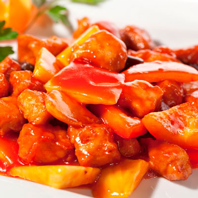 Свинина в кисло-сладком соусе