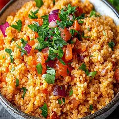 Булгур с овощами