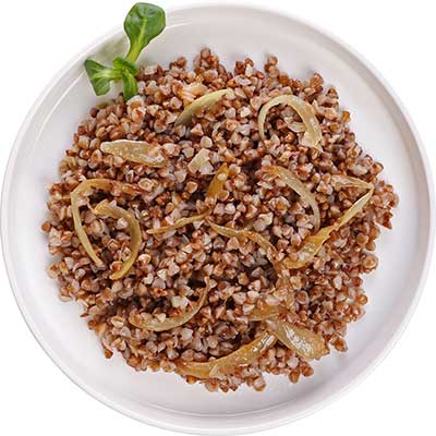 Каша гречневая с жареным луком