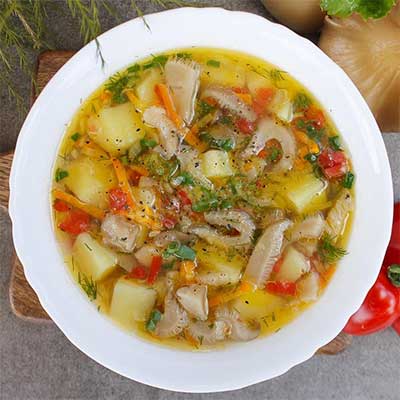 Суп Картофельный с Грибами